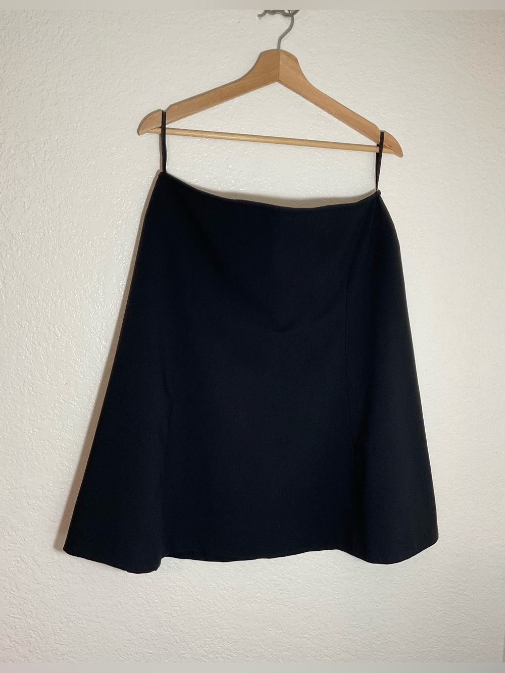 Calvin Klein Black A-Line Skirt Women’s Size 10 Career Office Stretch Lined